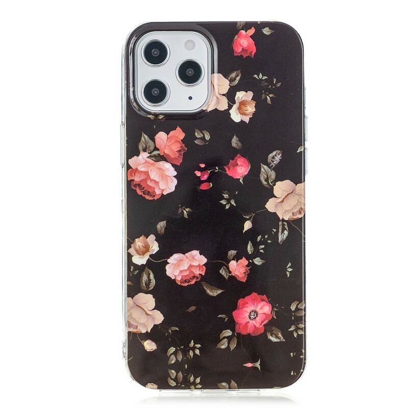 Cover iPhone 12 Pro Max Fluorescerende Blomsterserie