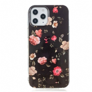 Cover iPhone 12 Pro Max Fluorescerende Blomsterserie