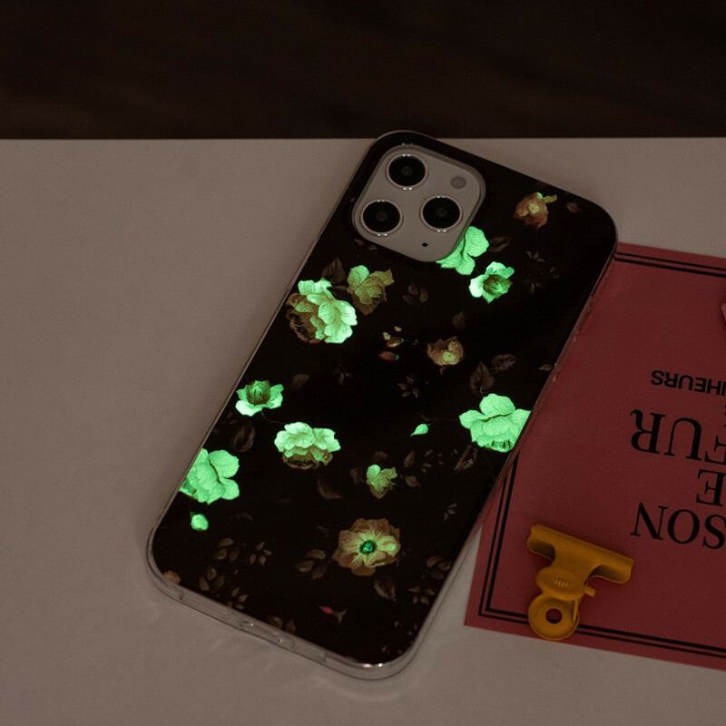 Cover iPhone 12 Pro Max Fluorescerende Blomsterserie