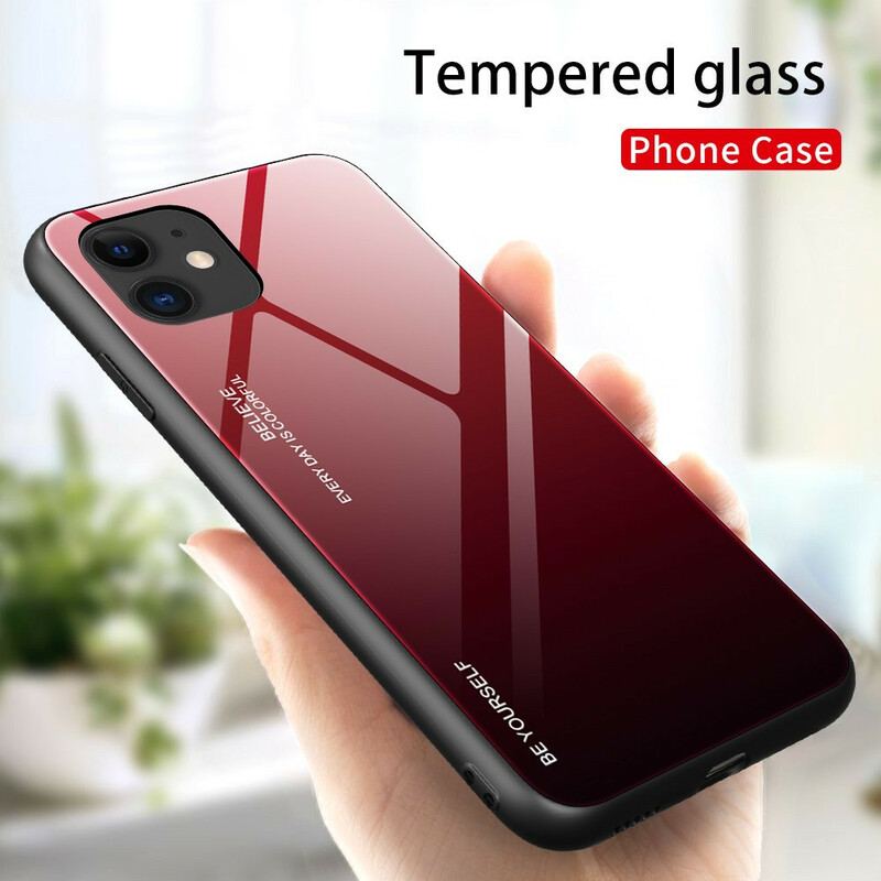 Cover iPhone 12 Pro Max Hærdet Glas Vær Dig Selv