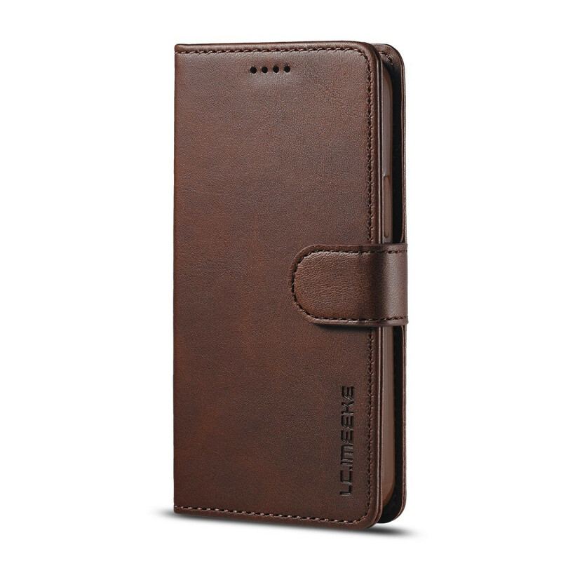 Flip Cover iPhone 12 Pro Max Lc.imeeke Lædereffekt