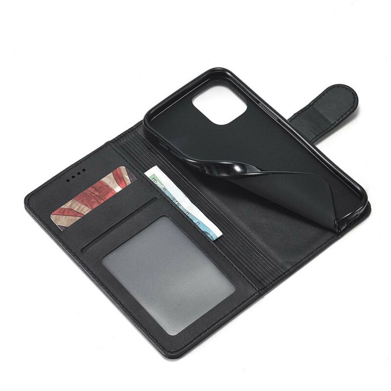 Flip Cover iPhone 12 Pro Max Lc.imeeke Lædereffekt