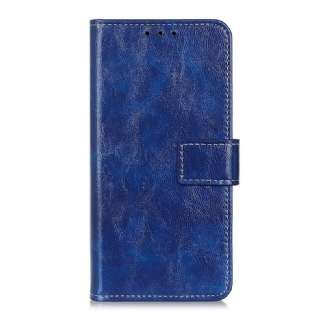 Flip Cover iPhone 12 Pro Max Skinnende Og Blottede Sømme