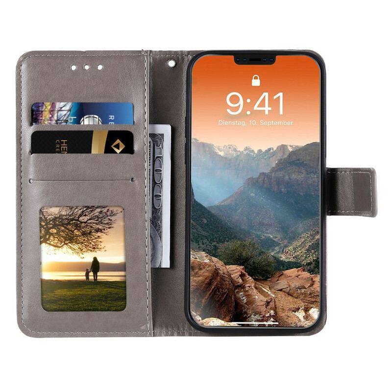 Flip Cover iPhone 12 Pro Max Sol Mandala