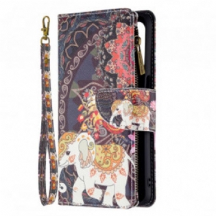 Flip Cover Oppo A54 5G / A74 5G Elefant Lynlåslomme
