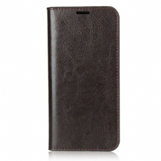 Cover Huawei Y5p Flip Cover Ægte Læder