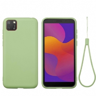 Cover Huawei Y5p Flydende Silikone Med Snor