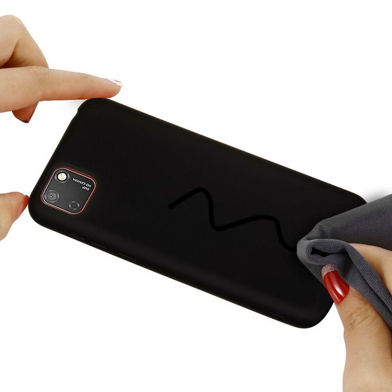 Cover Huawei Y5p Flydende Silikone Med Snor