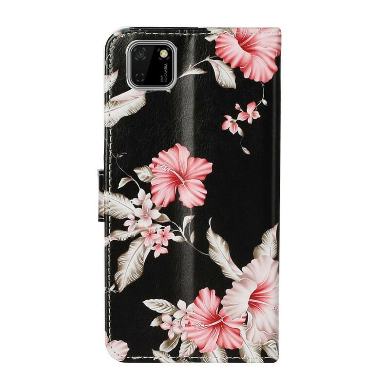 Flip Cover Huawei Y5p Myriade Af Blomster