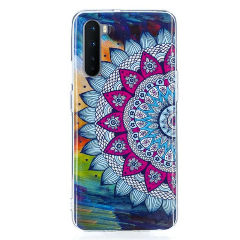 Cover OnePlus Nord Fluorescerende Farverig Mandala