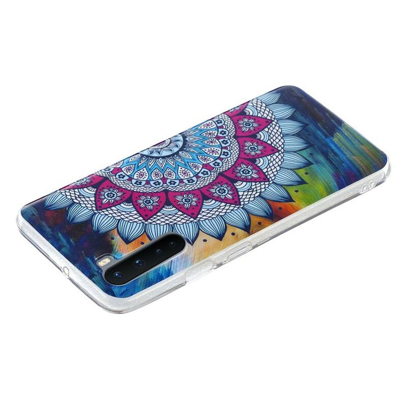 Cover OnePlus Nord Fluorescerende Farverig Mandala