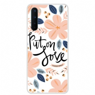 Cover OnePlus Nord Sæt På Kærlighed