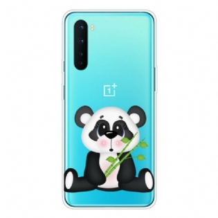 Cover OnePlus Nord Sømløs Sad Panda