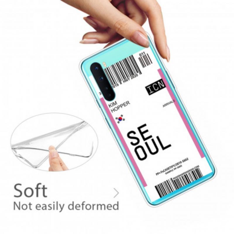 Mobilcover OnePlus Nord Seoul Boardingkort