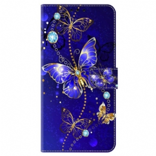 Flip Cover Samsung Galaxy S24 Plus 5g Diamantsommerfugle