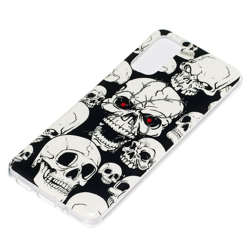 Cover Samsung Galaxy S20 Forsigtig Fluorescerende Kranier