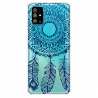 Cover Samsung Galaxy S20 Mandala Med Enkelt Blomst