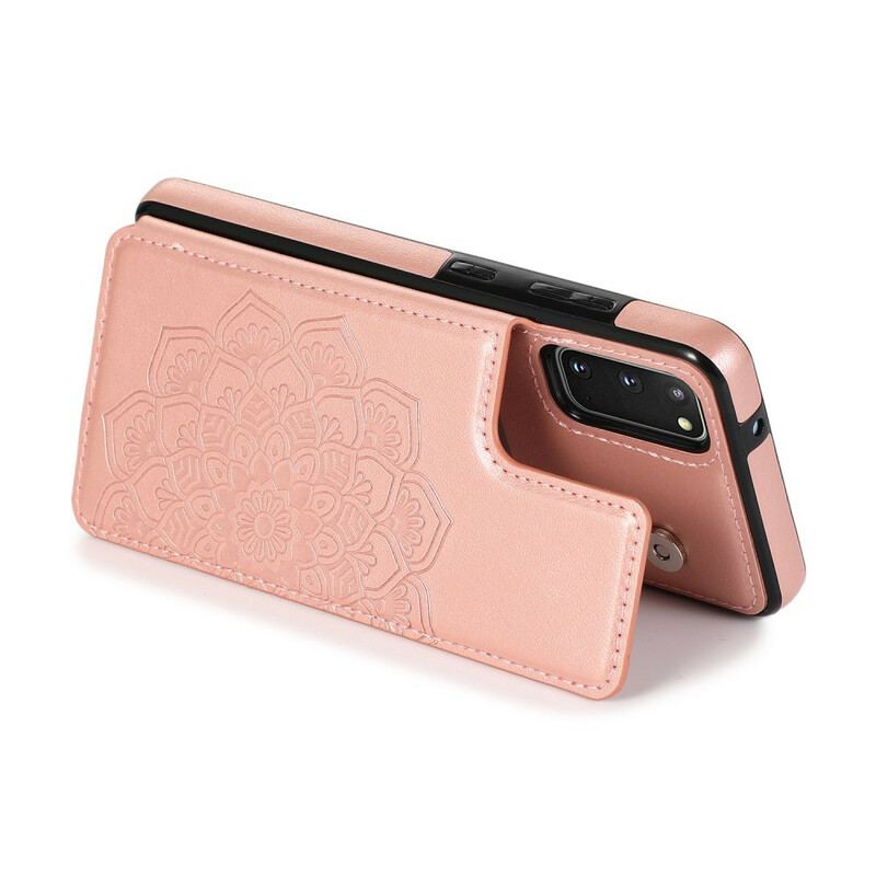 Cover Samsung Galaxy S20 Mandala Print Kortholder