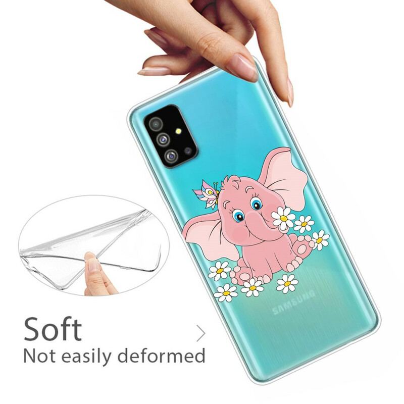 Cover Samsung Galaxy S20 Sømløs Lyserød Elefant