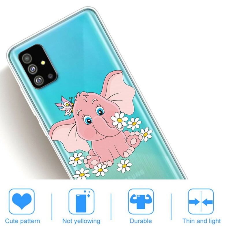 Cover Samsung Galaxy S20 Sømløs Lyserød Elefant