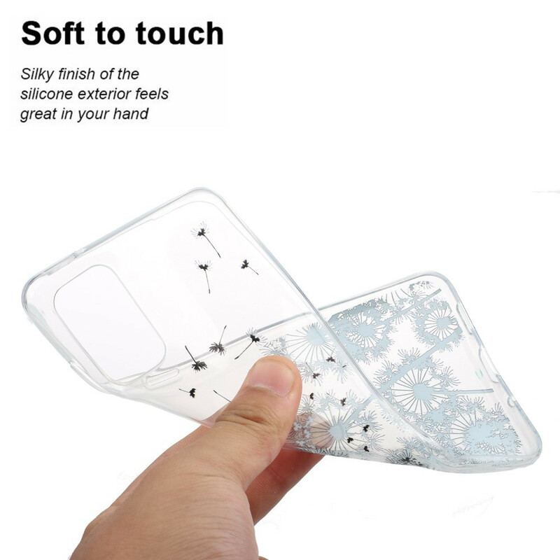 Cover Samsung Galaxy S20 Sømløse Sorte Mælkebøtter