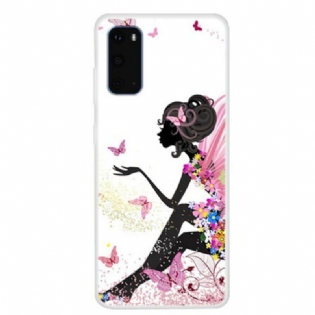 Cover Samsung Galaxy S20 Sommerfugledame