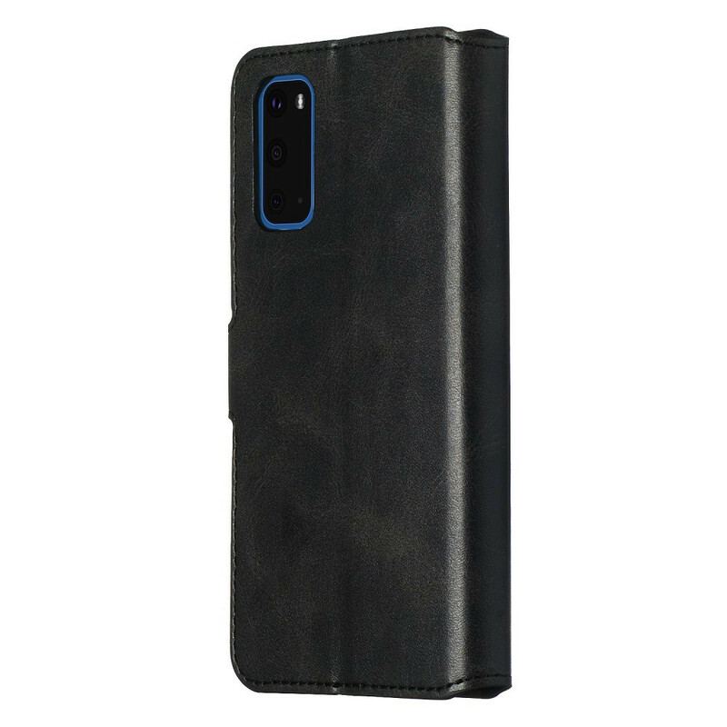 Flip Cover Samsung Galaxy S20 Effekt Af Mat Læder