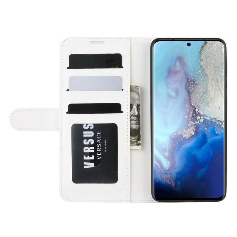 Flip Cover Samsung Galaxy S20 Fin Lædereffekt