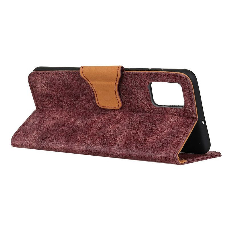 Flip Cover Samsung Galaxy S20 Læder Cover Vintage Magnetisk Klap