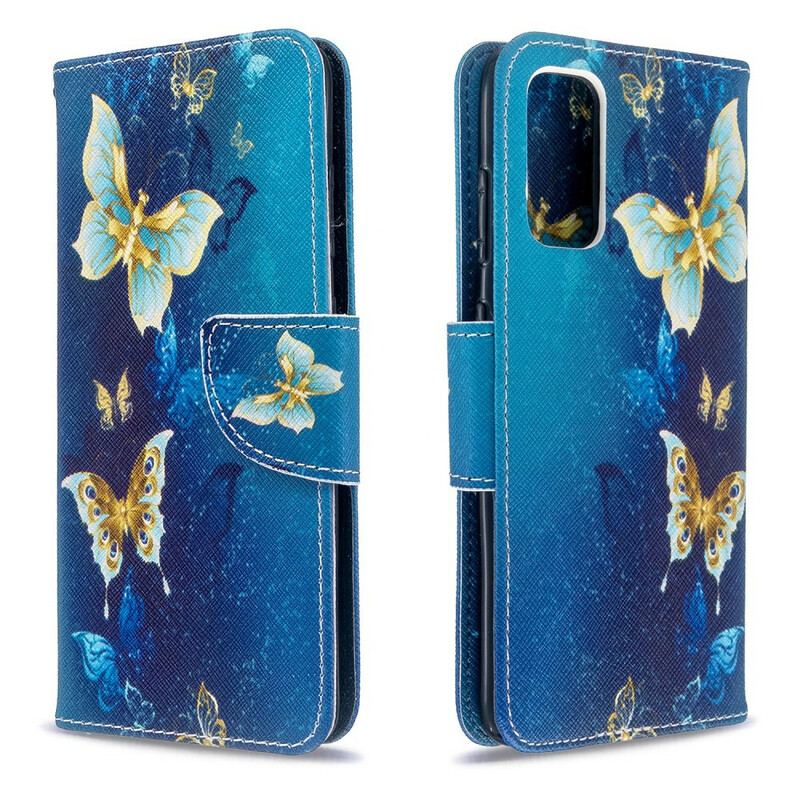 Flip Cover Samsung Galaxy S20 Sommerfugle Konger