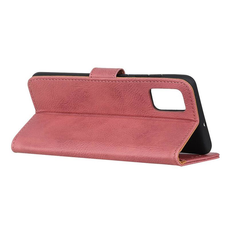 Læder Cover Samsung Galaxy S20 Imiteret Læder Khazneh