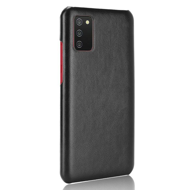 Cover Samsung Galaxy A02s Litchi Læder Effekt