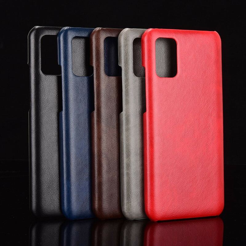 Cover Samsung Galaxy A02s Litchi Læder Effekt