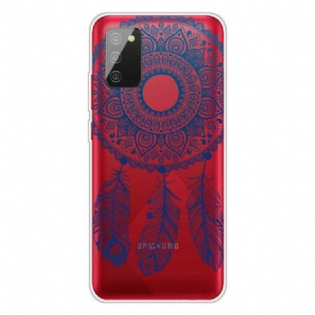 Cover Samsung Galaxy A02s Mandala Med Enkelt Blomst