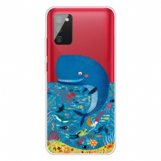 Mobilcover Samsung Galaxy A02s Marine Verden
