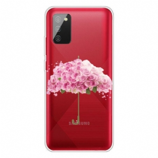 Mobilcover Samsung Galaxy A02s Paraply I Roser