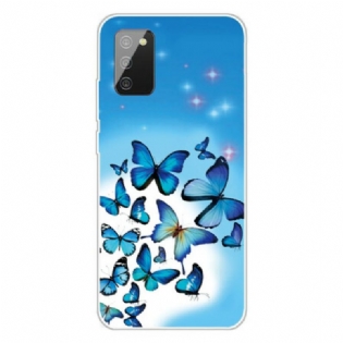 Mobilcover Samsung Galaxy A02s Sommerfugle Sommerfugle