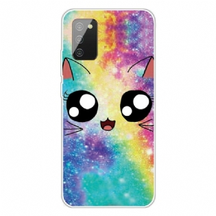 Mobilcover Samsung Galaxy A02s Tegneserie Kat
