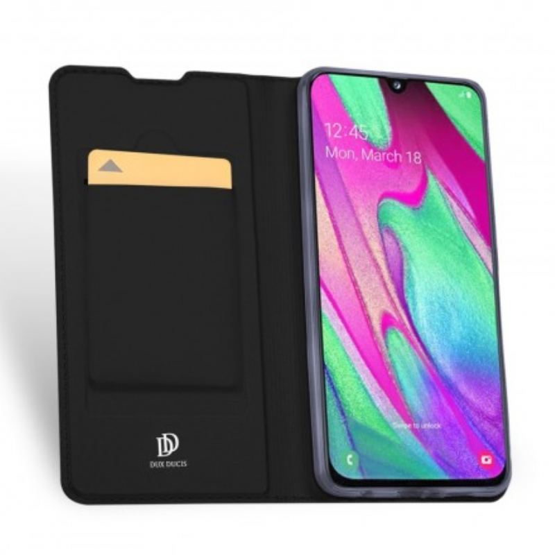 Cover Samsung Galaxy A40 Flip Cover Skin Pro Dux Ducis