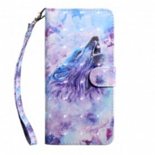 Flip Cover Samsung Galaxy A40 Akvarel Ulv