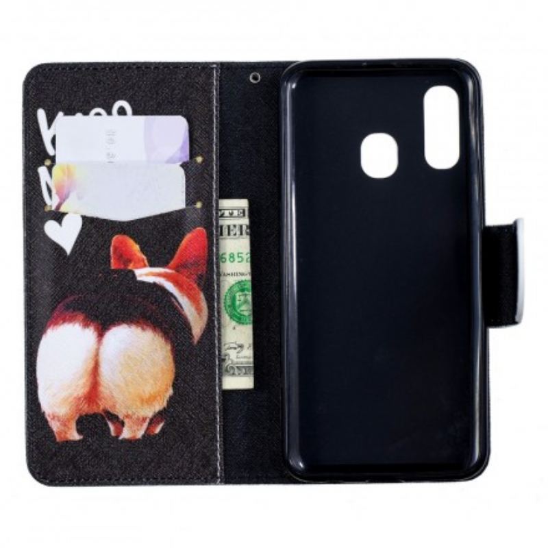 Flip Cover Samsung Galaxy A40 Kys Min Røv