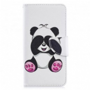 Flip Cover Samsung Galaxy A40 Panda Sjov