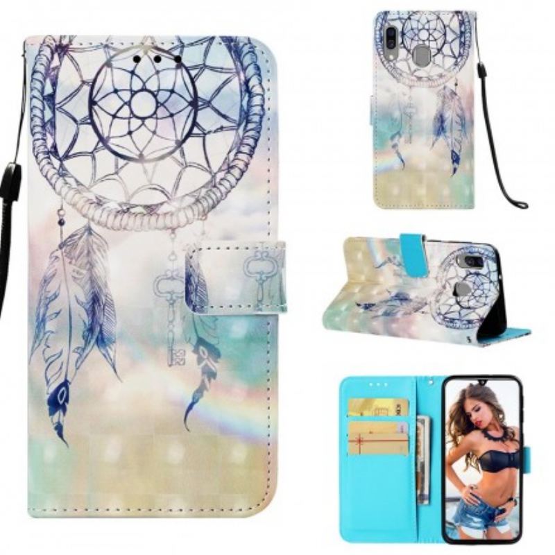 Flip Cover Samsung Galaxy A40 Pastel Drømmefanger