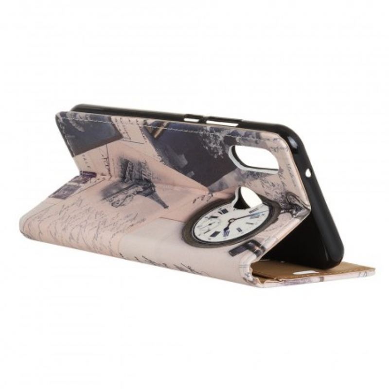 Flip Cover Samsung Galaxy A40 Poetens Eiffeltårn