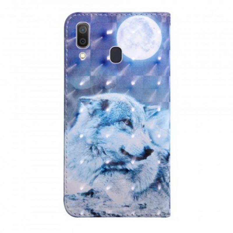 Flip Cover Samsung Galaxy A40 Ulv I Måneskin