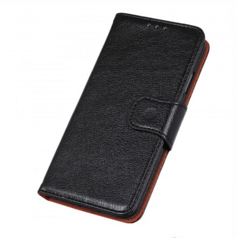 Læder Cover Samsung Galaxy A40 Skinnende Lædereffekt