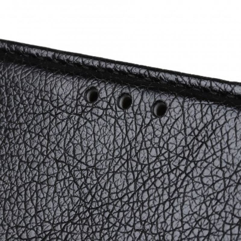 Læder Cover Samsung Galaxy A40 Skinnende Lædereffekt