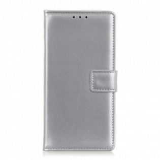 Flip Cover Xiaomi Redmi Note 9T Almindeligt Imiteret Læder