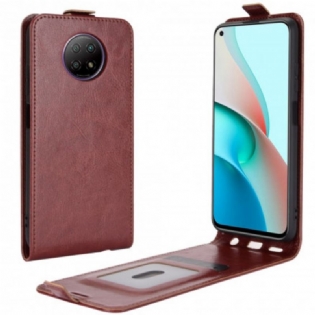 Læder Cover Xiaomi Redmi Note 9T Flip Cover Lodret Flap Lædereffekt