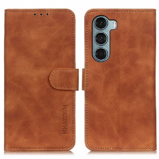 Flip Cover Moto G200 5G Khazneh Vintage Lædereffekt